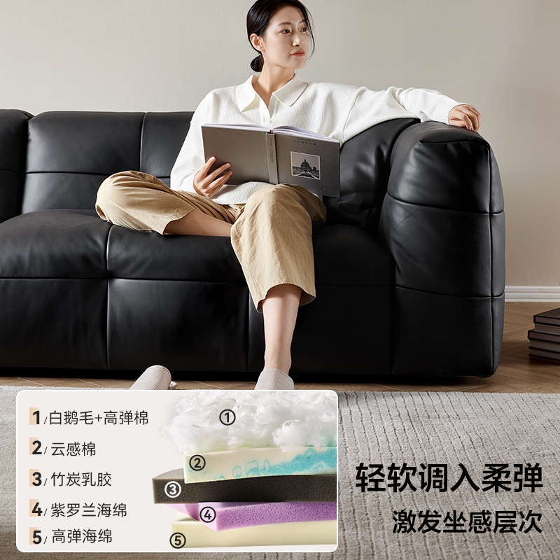全友家居皮沙发112081高清大图