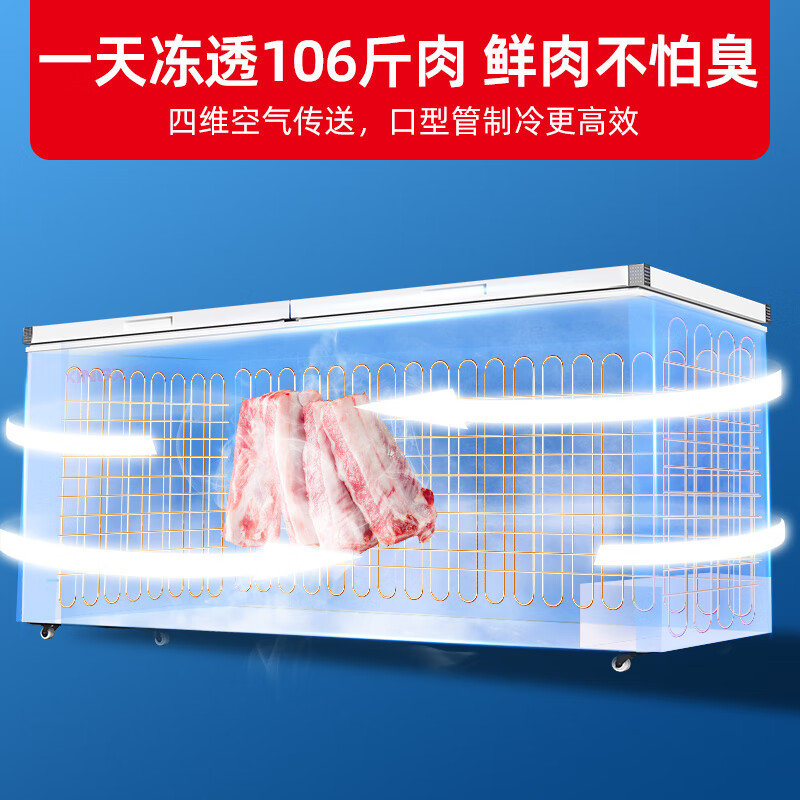 星星优品700升商用冰柜冷藏冷冻转换柜 保鲜强劲冷冻超市便利店大容量节能省电 可达零下负26度 BD/BC-700C/U高清大图