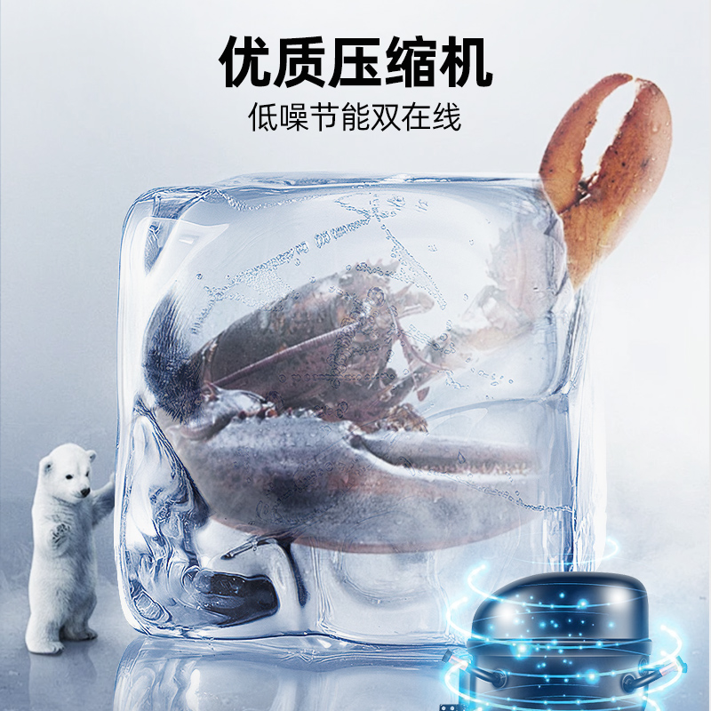 星星SD/SC-260BE深底冰柜展示柜卧式岛柜冷冻雪糕柜超市商用玻璃冰箱大容量高清大图