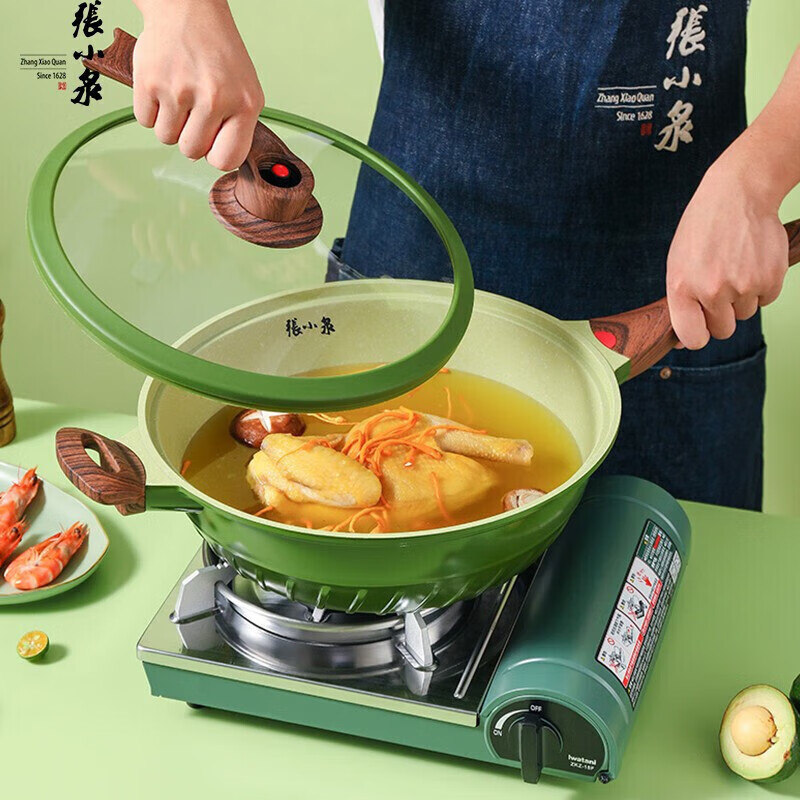 张小泉C30770100 新时代微压炒锅 32cm高清大图