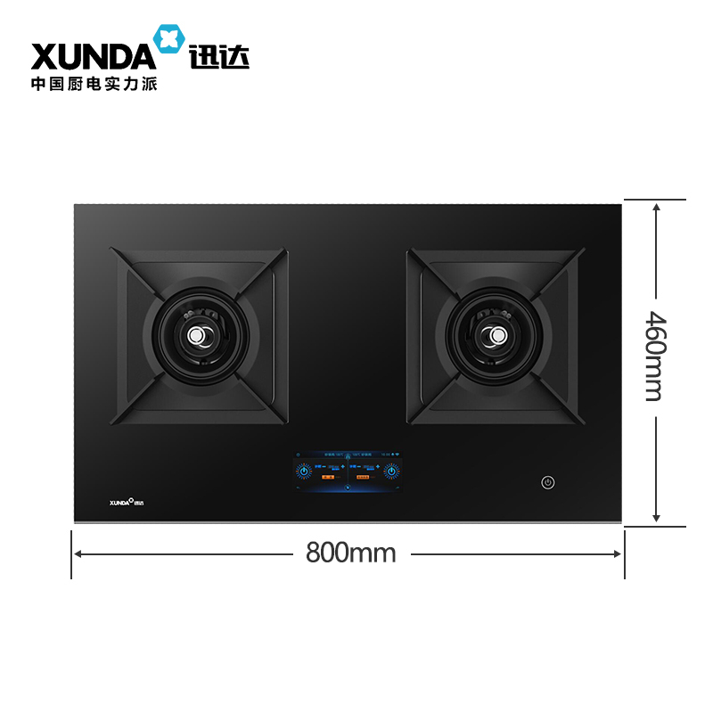 迅达(XUNDA)DB8688A燃气灶 嵌入式4.5KW火力 全新智能健康烹饪系统926 新科技 液化气