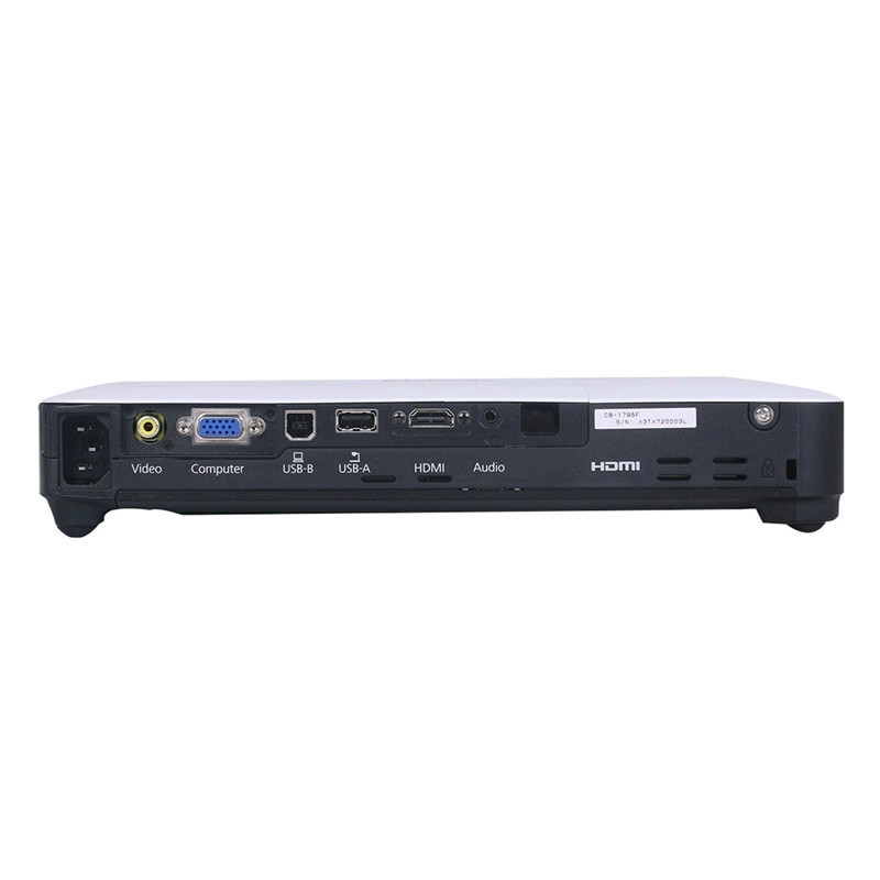 爱普生(EPSON)CB-1780W投影仪 +安装线材和安装吊架+120寸电动白塑投影幕(16:10) SC