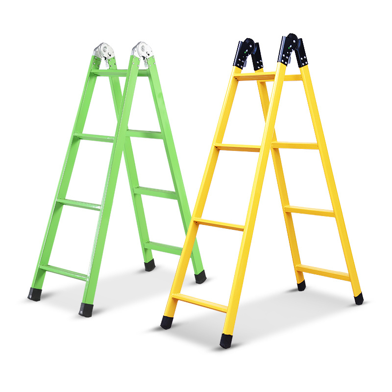 人字梯工程梯子家用加厚折叠室内多功能双侧工业梯子2米7步合梯闪电客