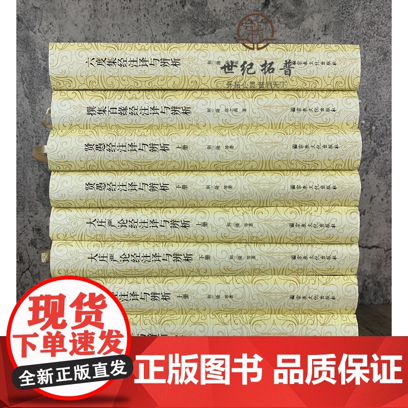 佛教比喻五经诠释集成(套装)六度集经注译与辨析 出曜经注译与辨析 大庄严论经注译与辨析 贤愚经注译与辨析 撰集百缘经注译高清大图