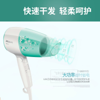 飞利浦(Philips) 电吹风机 家用小功率 可折叠便携式电吹风筒 负离子护发 BHC019/05