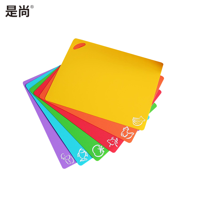 是尚 薄款切菜板 可弯式菜板六件套