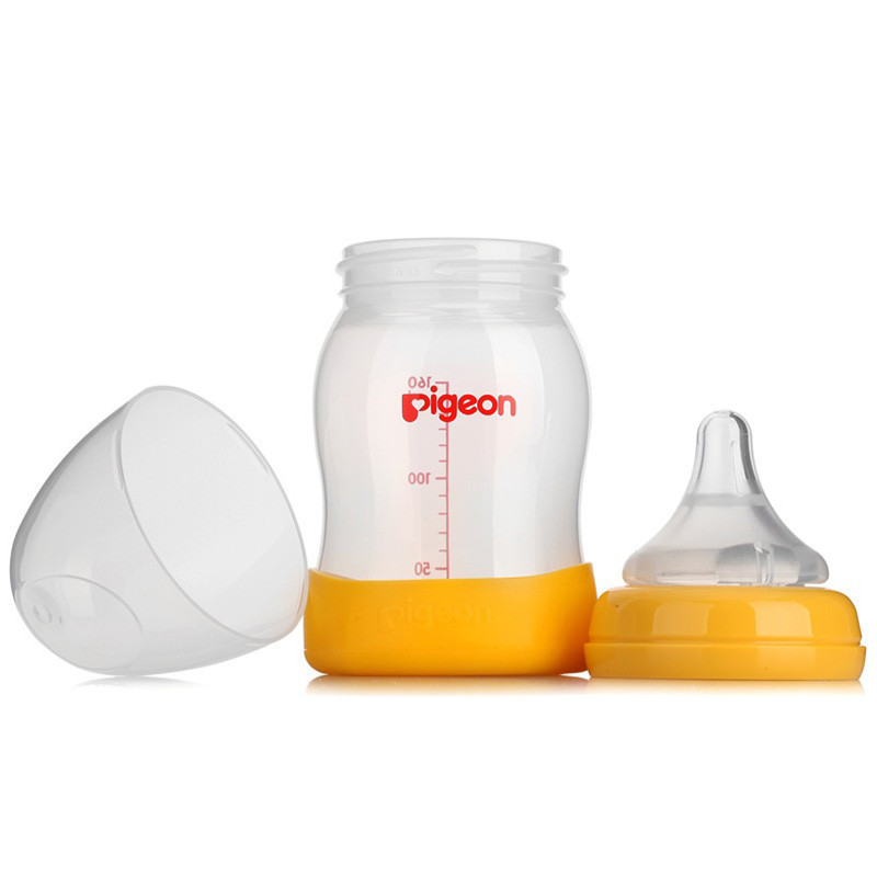 AA81贝亲自然实感宽口径PP奶瓶160ml