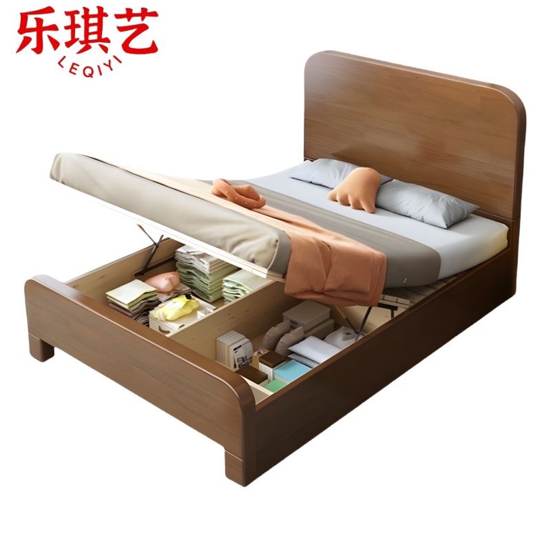 乐琪艺 单人床 200*120*98cm(气压款) 张高清大图