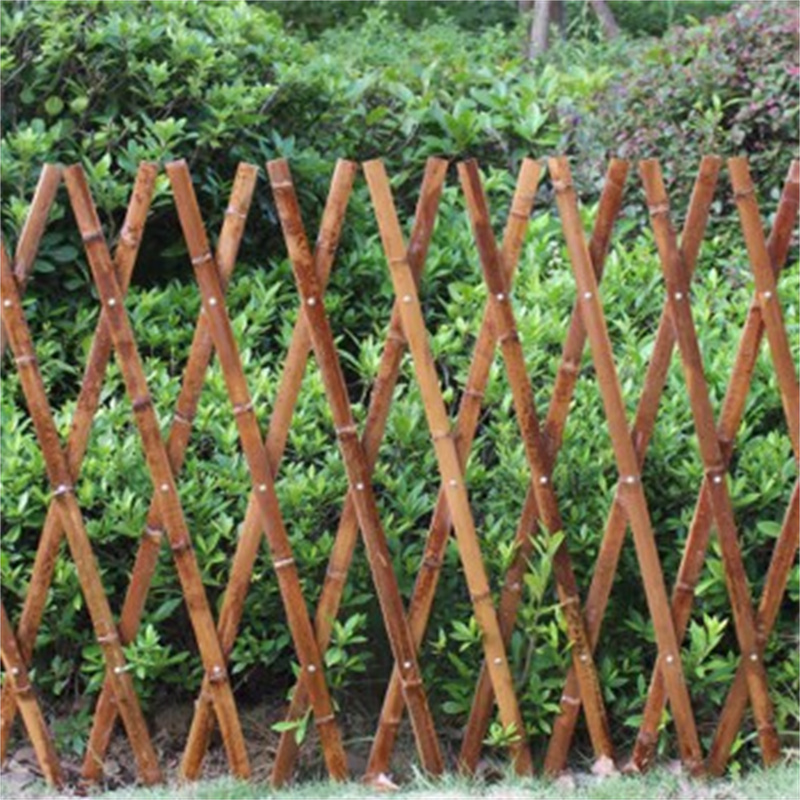 环杰户外伸缩竹篱笆围栏hj1186栏杆高80长180cm