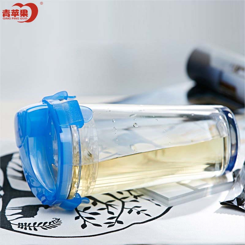 青苹果上班族玻璃饭盒微波炉加热专用保鲜盒钢化玻璃便当带盖餐碗套装