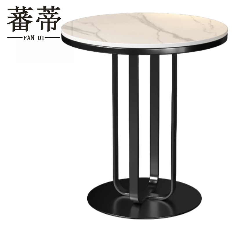 岩板圆桌高清大图