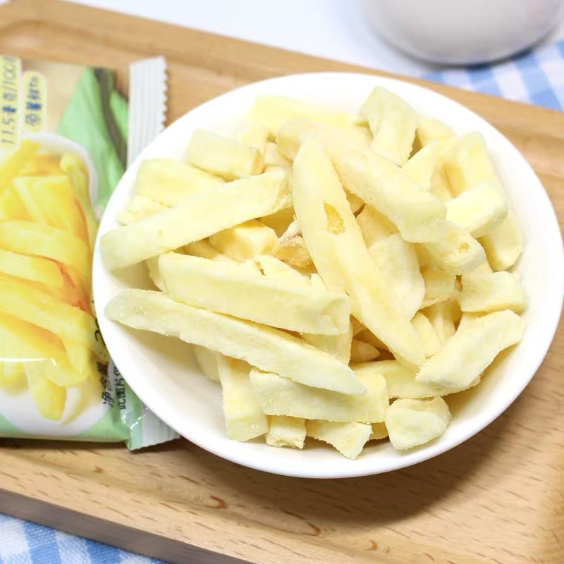脆升升香脆薯条100g经典原味*3袋 鲜切原味蜂蜜黄油非膨化休闲零食
