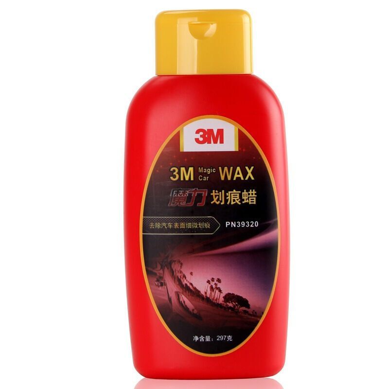 3M汽车用品 PN39527水晶蜡 297克 汽车固态车蜡 适用于所有色系 新车适用打蜡海绵毛巾 洗车清洁去划痕打蜡套装