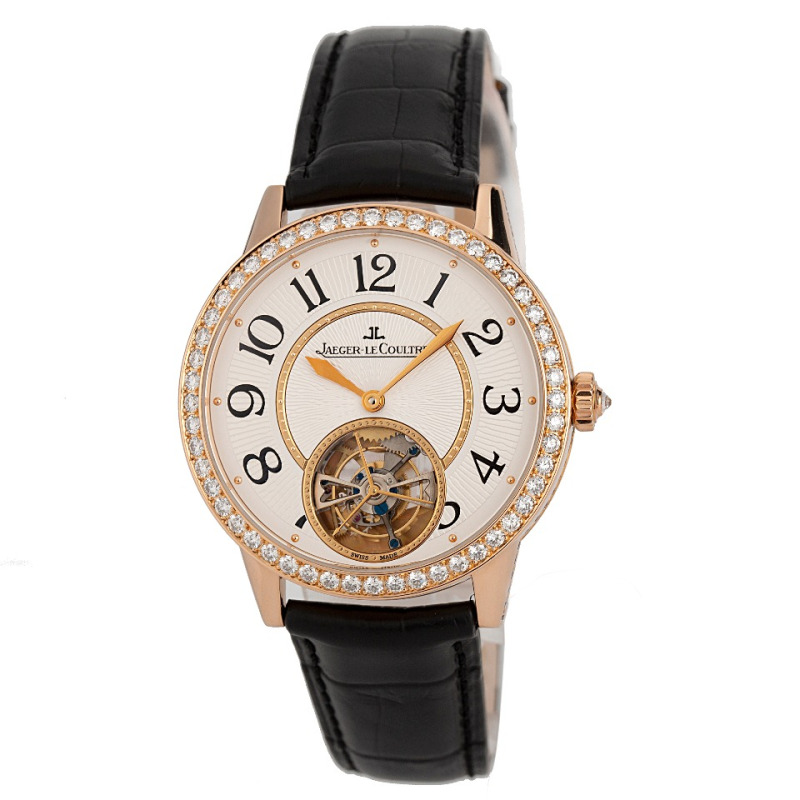 二手95新积家jaeger陀飞轮约会系列原镶钻自动机械女表3412402女士