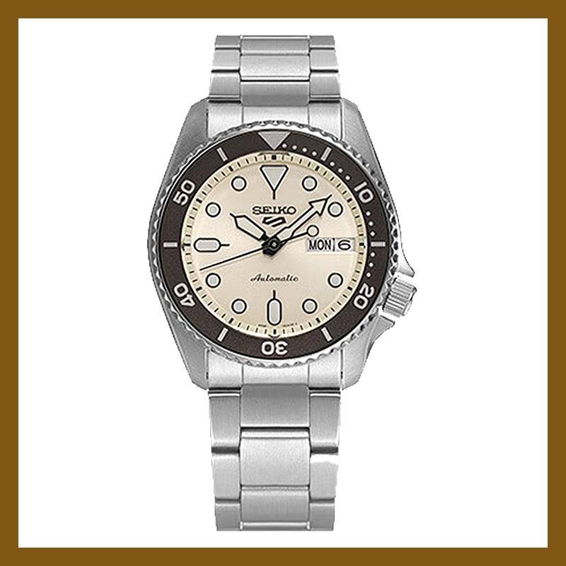 SEIKO精工5号手表男女款中性风运动机械腕表SRPK31K1高清大图