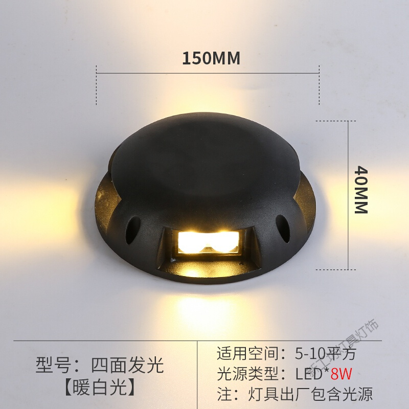 苏宁放心购 地埋灯led户外防水庭院地面射灯台阶灯花园草坪地面灯室外埋地灯