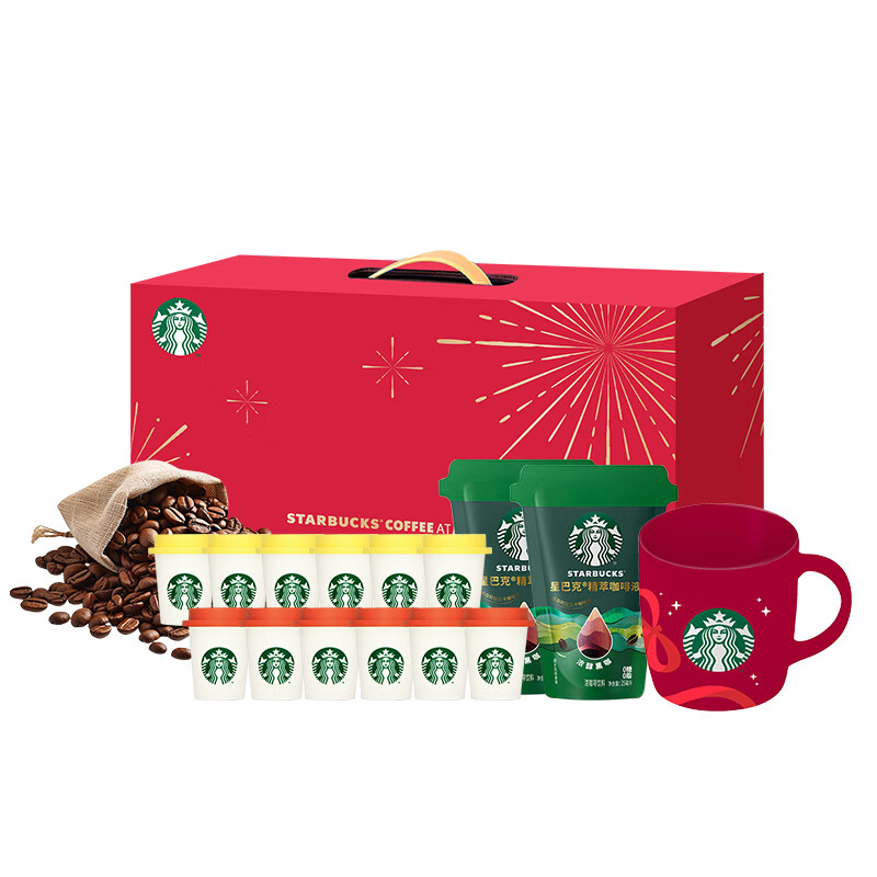 星巴克「星享漫萃」咖啡礼盒【独家定制】24g+50ml