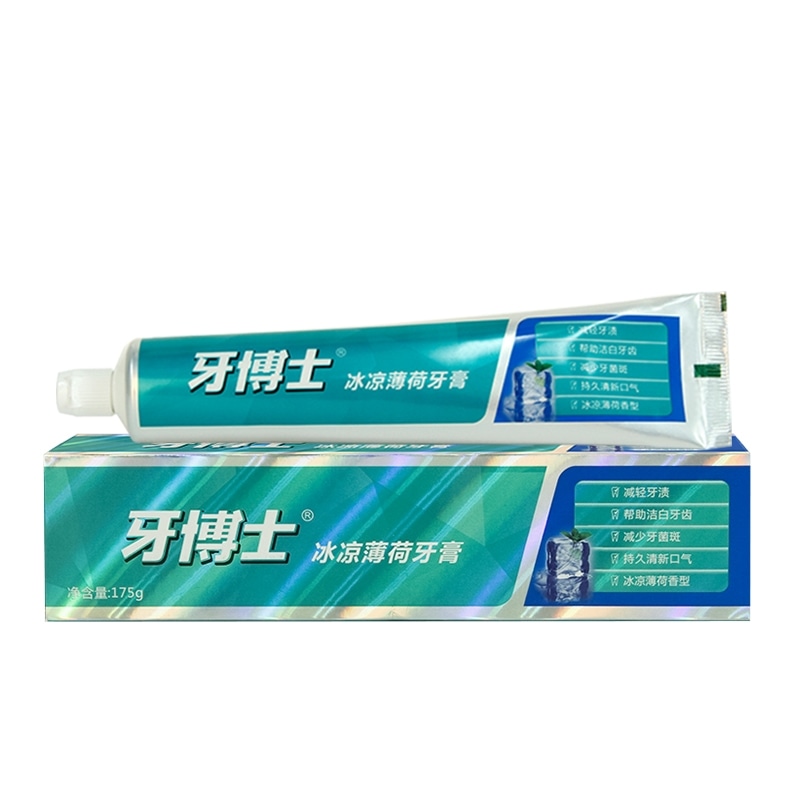 牙博士冰凉薄荷牙膏175g 3支