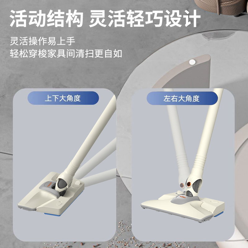 澳得迈无线吸尘器S18 家用无线手持大功率大吸力吸尘器 Type-C充电口 可加水可拖地 白色高清大图