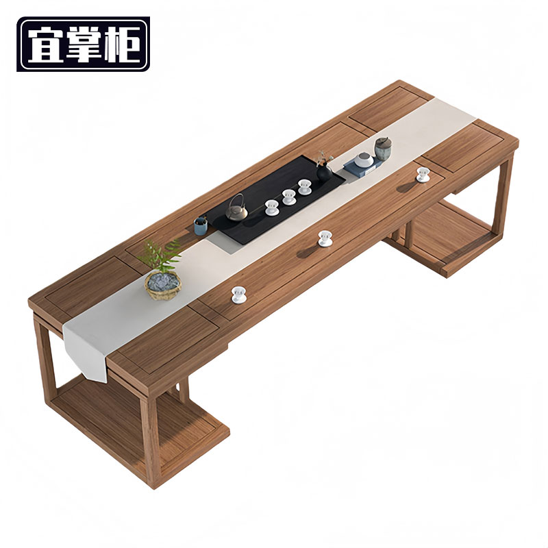 宜掌柜 木质茶 桌高清大图