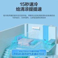海尔(Haier)空调 劲爽1.5匹新一级能效变频冷暖 冷媒变流速冷热 壁挂式挂机 防直吹自清洁 以旧换新 35LCA8