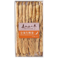 长白山人参全须生晒参亚克力盒30-35全须生晒参200g*1盒