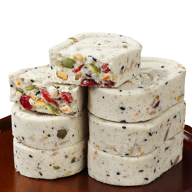 红枣山药八珍糕 250g 无糖精减0o低孕妇早餐面包卡脂肪肥小吃营养孕期零食品高清大图