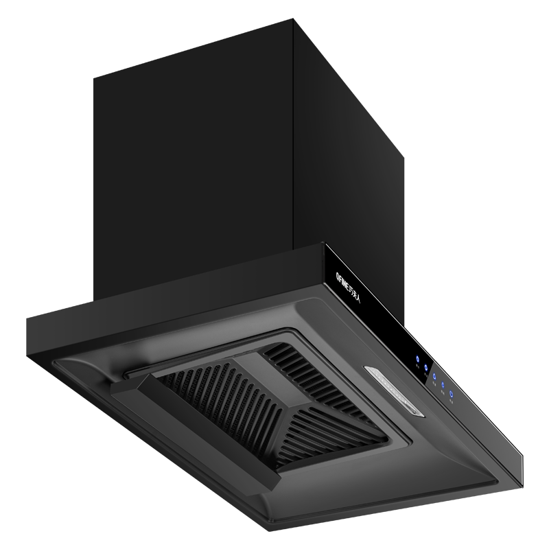 深腔拢吸式油烟机 20m06澎湃大风量 三档变速触屏控制欧式吸油烟机