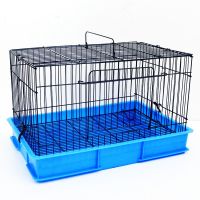 黑色蓝盘 防喷尿兔笼荷兰猪笼子特大号龙猫加粗长毛兔家用兔笼子宠物兔笼