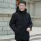 BaLuoShang中老年羽绒服男士中年人爸爸加厚老爸父亲中长款老人冬装保暖外套风衣