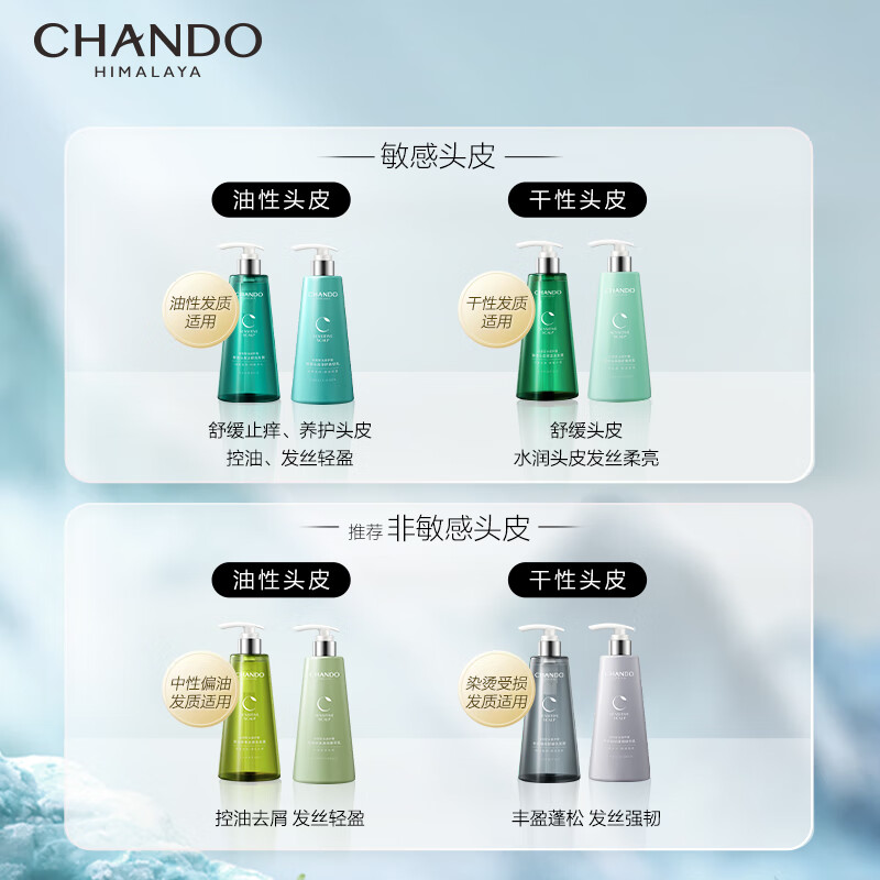 自然堂头皮护理敏感头皮净护精华乳550mL高清大图