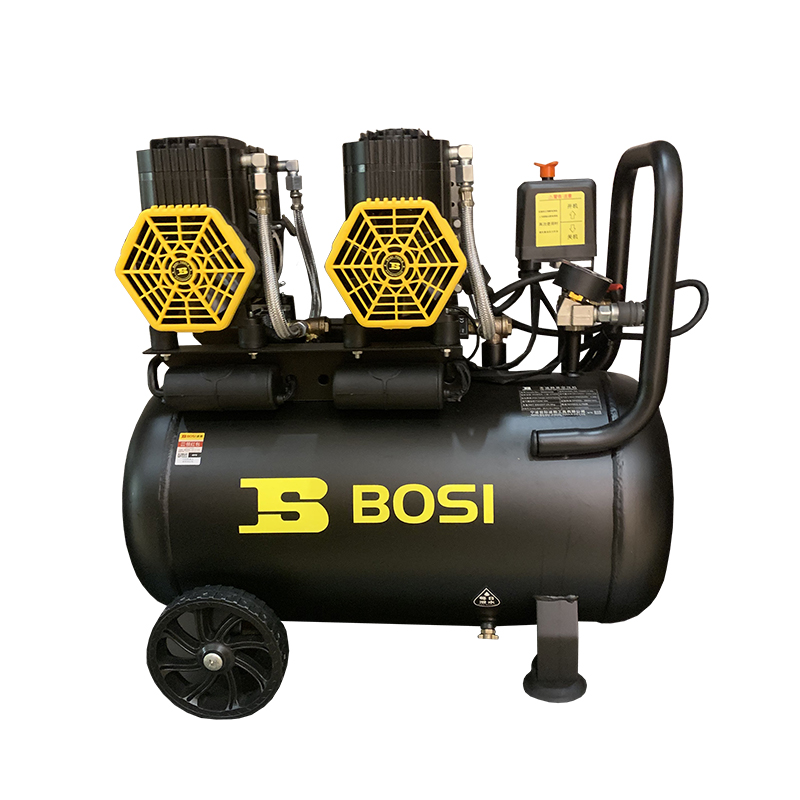 波斯（BOSI） 荧光系列无油靜音空气压缩机 BS-1350W×2-50L 台