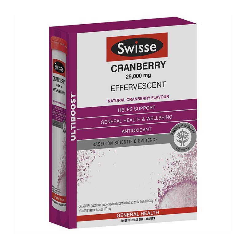WQSC Swisse蔓越莓泡腾片（固体饮料）60片