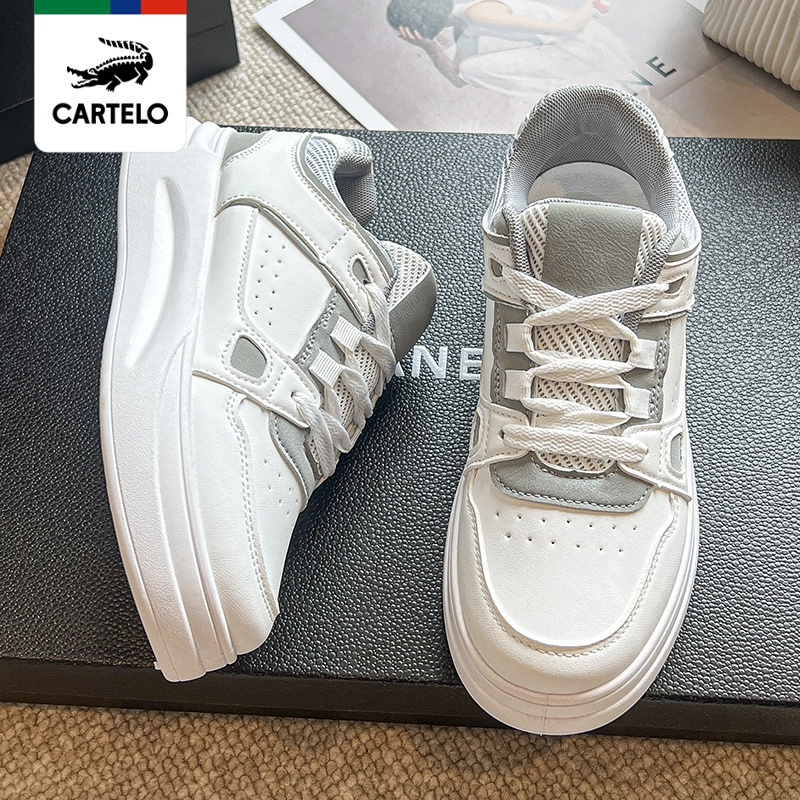 线下专柜同款卡帝乐鳄鱼cartelo新款休闲鞋女鞋时尚板鞋潮鞋运动女鞋