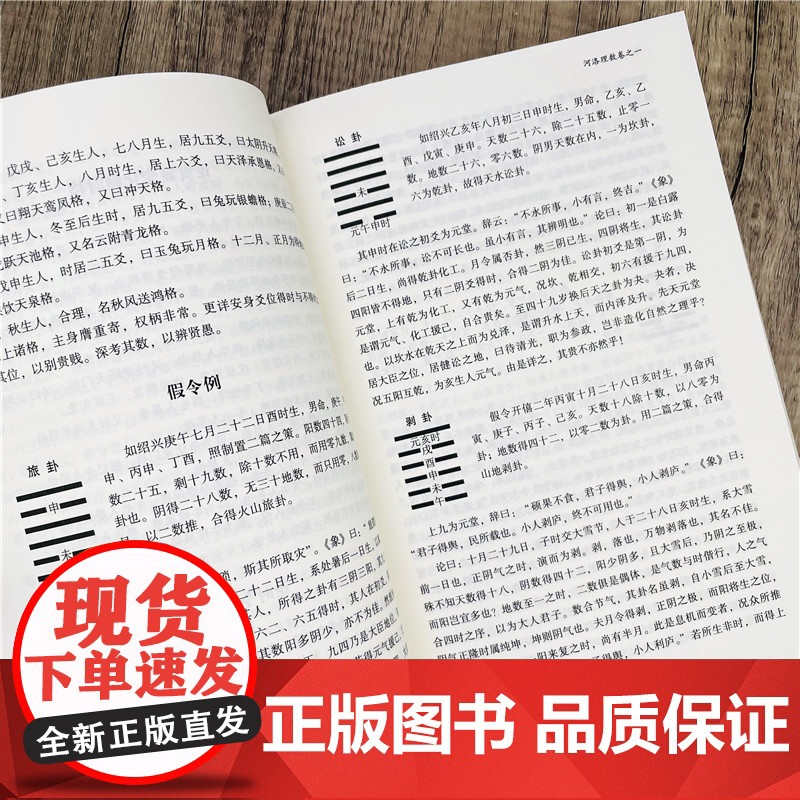 正版 河洛理数 康节先生文集7 (宋)陈抟著 (宋)邵雍述 华龄出版社 起八字法 天干相合例 地支相合例 河洛参评例高清大图