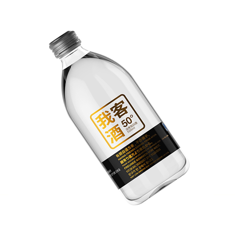 金六福 50°我客浓香型白酒 490ml高清大图