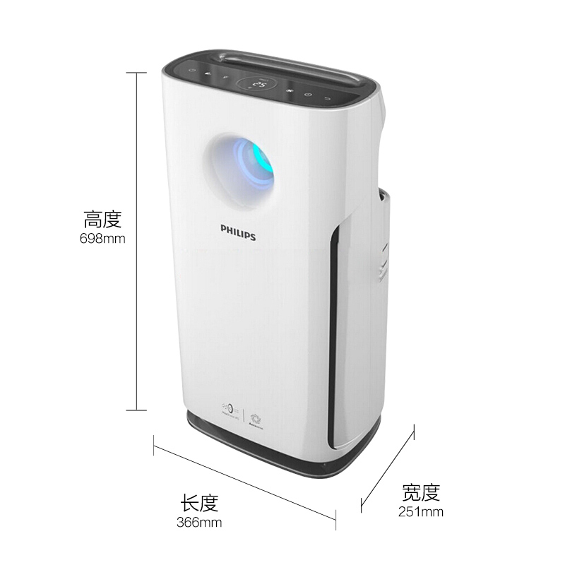 飞利浦(Philips)AC3256空气净化器 过滤病毒 家用除甲醛 除雾霾 除过敏原 除细菌 单台价格