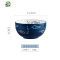 日式餐具碗碟套装创意个性家用网红吃饭碗汤面碗ins情侣单个可爱 FENGHOU 鱼纹4.5英寸饭碗[1703