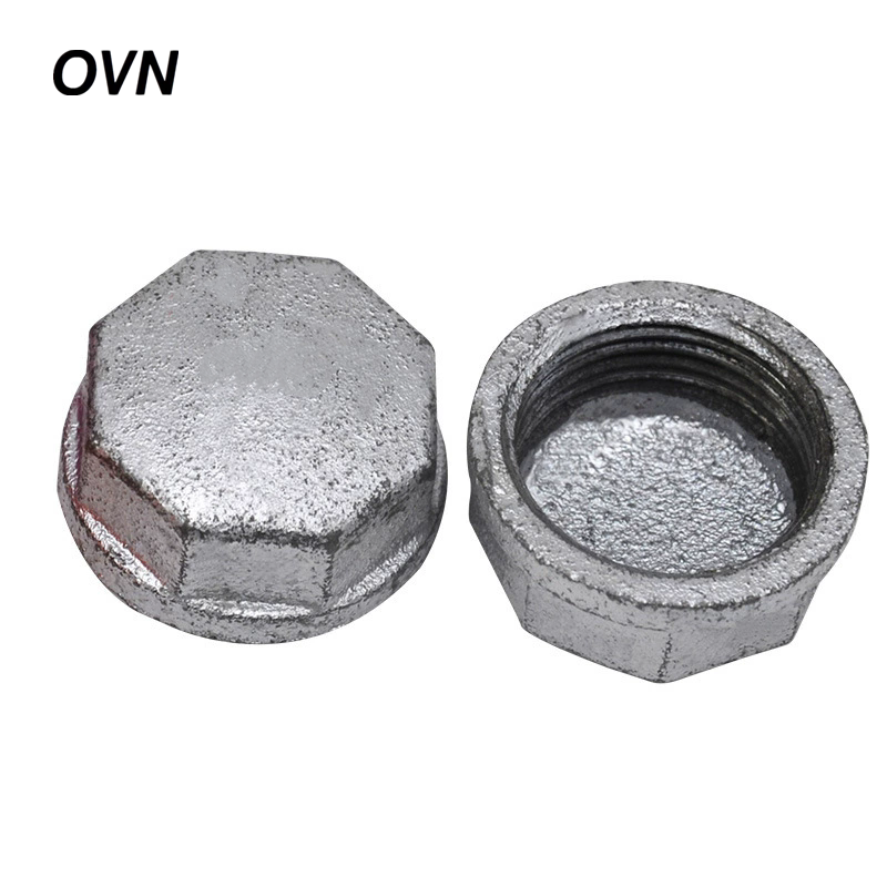 OVN 镀锌管帽内丝管堵 4分 DN15 个高清大图