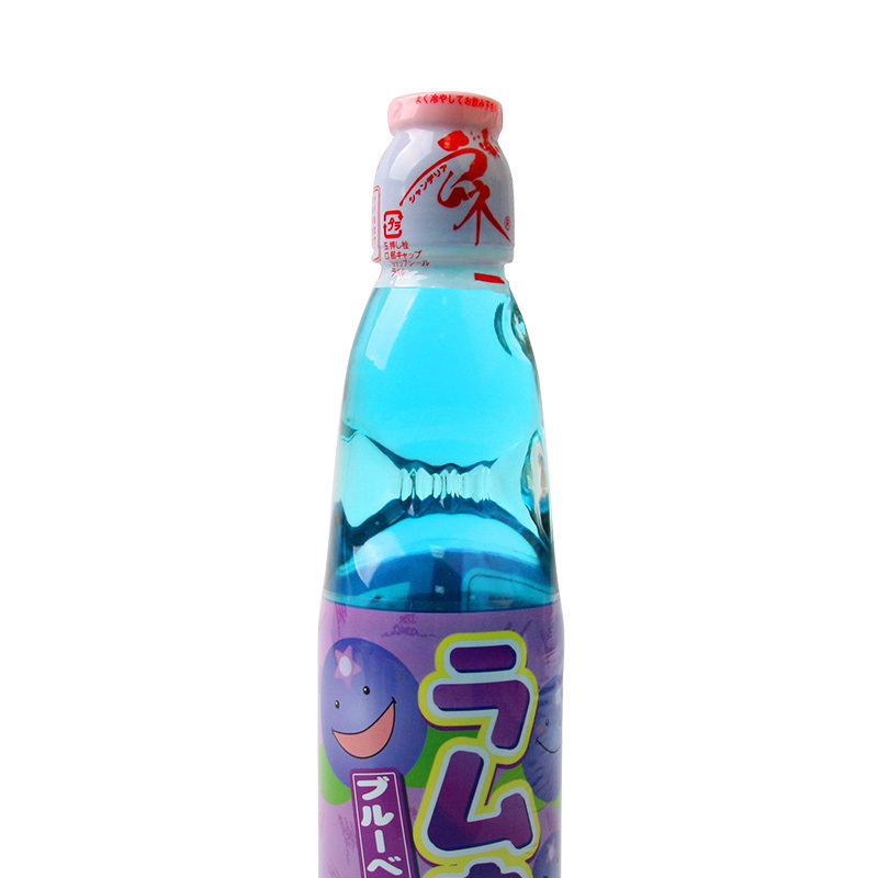 日本进口 哈塔 波子汽水蓝莓味碳酸饮料 200ml*5瓶