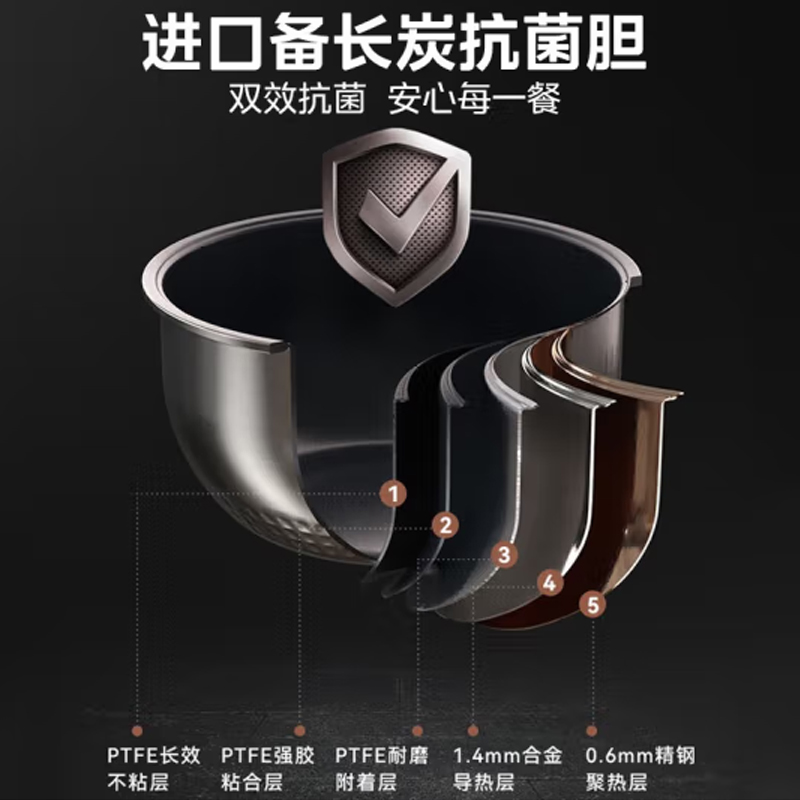 美的(Midea)IH全智能电饭煲 MB-CFB4079H高清大图