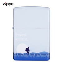 Zippo芝宝打火机美国进口防风煤油zippo之宝打火机心灵的旅程系列温馨彩绘心灵旅客/邂逅之旅/不期而遇