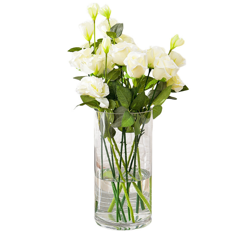 现代简欧大号花瓶摆件玻璃插花透明花器 口高40报价 参数 图片 视频 怎么样 问答 苏宁易购
