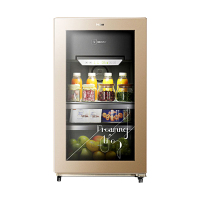 海尔（Haier）LC-90DG立式家用小冰吧 冷藏保鲜冰柜 红酒柜 茶叶柜办公室冷柜冰吧 趣味制冰