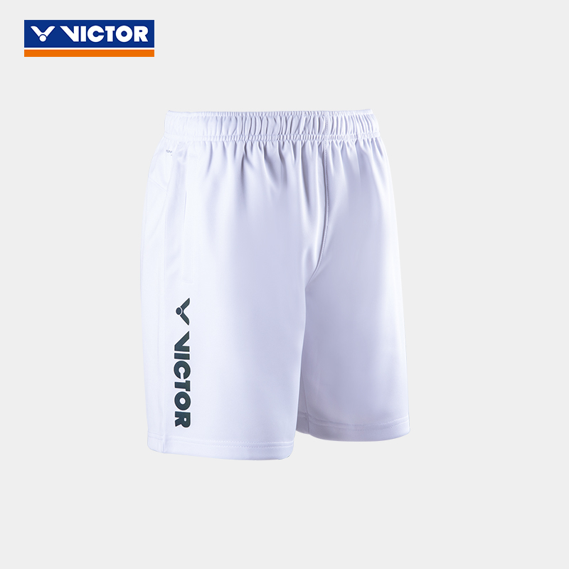 VICTOR/威克多 羽毛球服针织运动短裤训练系列R-30205 A（白） L