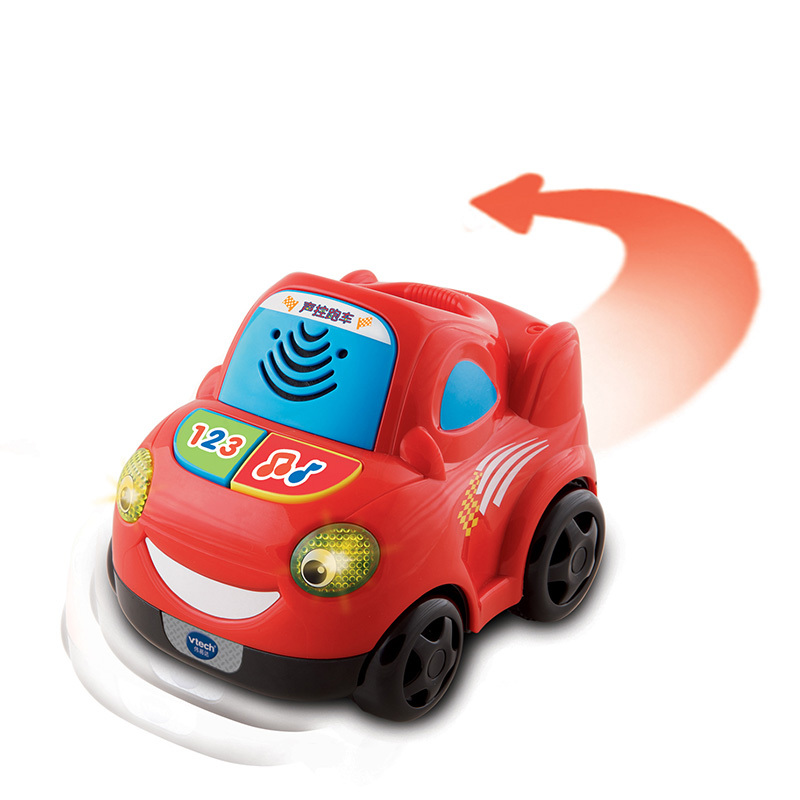VTech伟易达声控跑车声音感应跑车男孩女孩学爬玩具汽车玩具儿童礼物儿童节礼物
