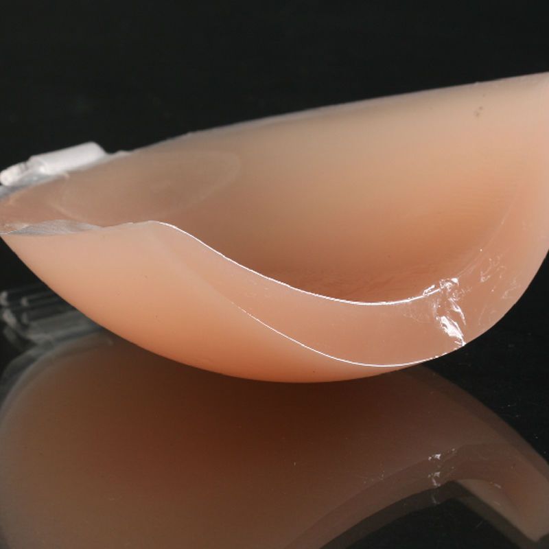 隐形硅胶胸贴女小胸聚拢防下垂上托防滑婚纱礼服加厚肩带内衣乳贴二倍