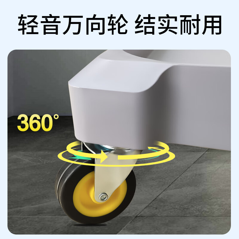 超宝(CHAOBAO)D-11-1 多用途带盖清洁手推车灰色 垃圾收集车 保洁车布草车物业商场酒店客房服务车高清大图