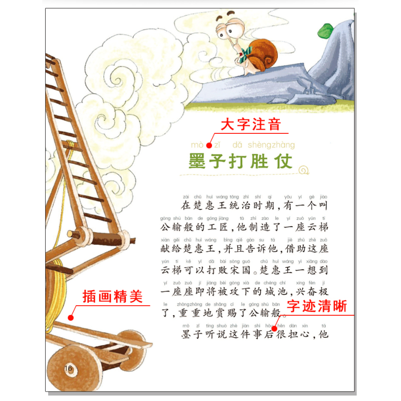 小公主故事 [正版]历史故事全集彩色有声注音版小学生一二三年级课外阅读适用经典书目福建少年儿童出版社幼儿绘本蜗牛小书坊故