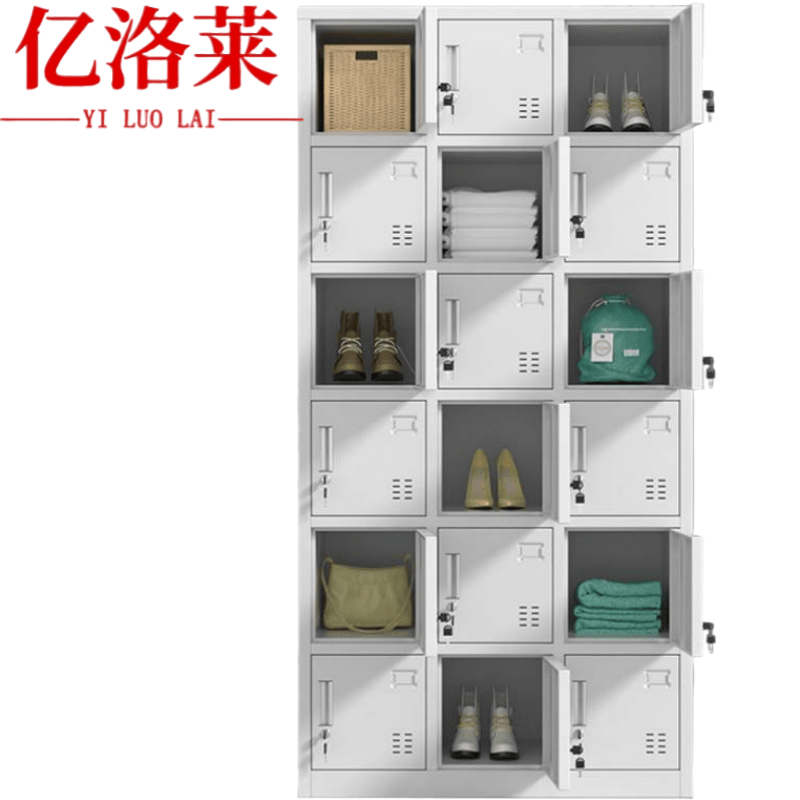亿洛莱 十八门存放柜 900*500*1850mm 台高清大图